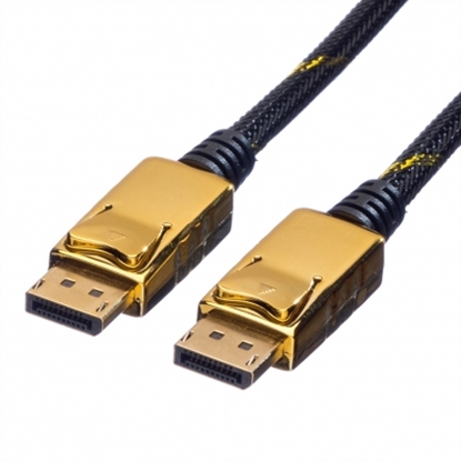 Attēls no ROLINE GOLD DisplayPort Cable, DP-DP, M/M, 1.5 m