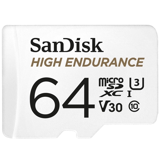 Picture of SanDisk High Endurance memory card 64 GB MicroSDXC UHS-I Class 10