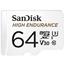 Attēls no SanDisk High Endurance memory card 64 GB MicroSDXC UHS-I Class 10