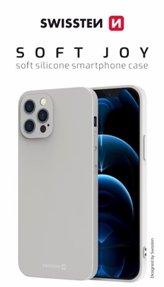 Изображение Swissten Soft Joy Silicone Case for Samsung Galaxy S23 Stone Grey