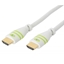 Attēls no Techly 2m High Speed ​​HDMI Cable with Ethernet A/A M/M White ICOC HDMI-4-020WH