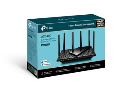 Attēls no TP-Link Archer AX5400 Dual-Band Gigabit Wi-Fi 6 Router