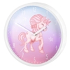 Изображение Hama Magical Unicorn Quartz clock Round Blue, Pink, White