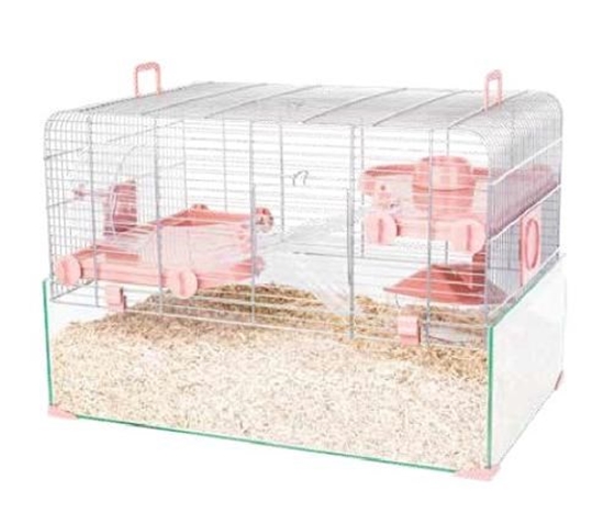 Изображение ZOLUX Panas Colour 60 - rodent cage - pink