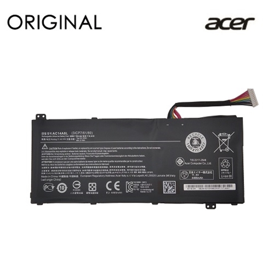 Picture of Notebook Battery ACER AC14A8L, 4465mAh, Original