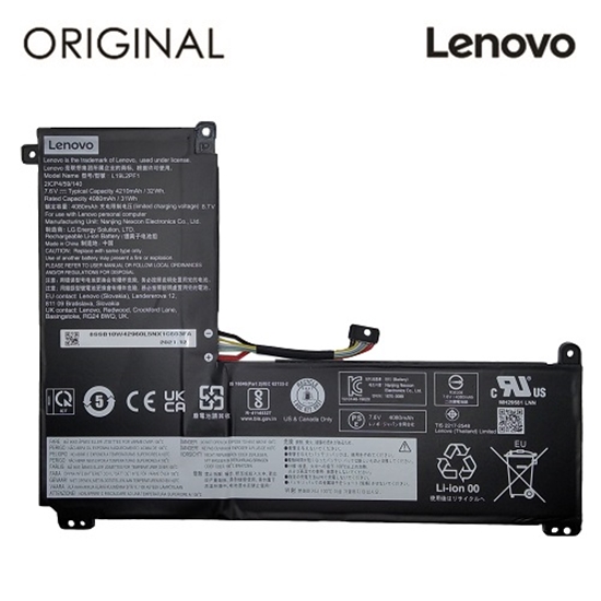 Picture of Notebook Battery LENOVO L19M2PF1, 4080mAh, Original