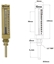 Picture of 0-160oC   L=63x10   Spirta term.A-150 Gesa Alum