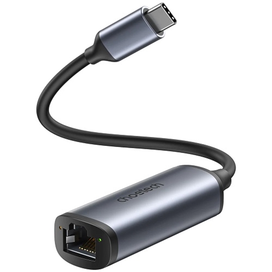 Picture of Adapter CHOETECH USB C - RJ45, 2.5G Gigabit Ethernet