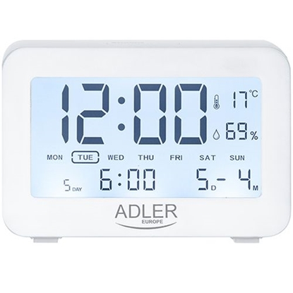 Attēls no Adler AD 1196W alarm clock with temperature