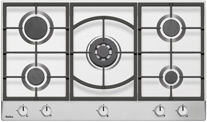 Attēls no Amica PG9511XPR hob Stainless steel Built-in Gas 5 zone(s)