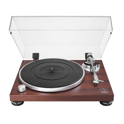 Attēls no Audio-Technica AT-LPW50BTRW audio turntable Belt-drive audio turntable Brown