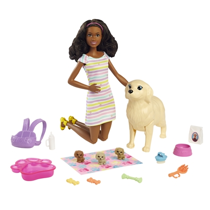 Picture of Barbie Doll And Pets