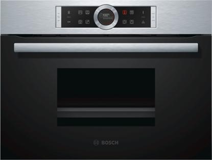 Attēls no Bosch Serie 8 CDG634AS0 steam oven Small Black, Stainless steel Buttons, Touch