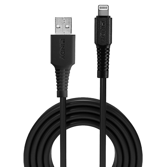 Picture of Lindy 0.5m USB to Lightning Cable black