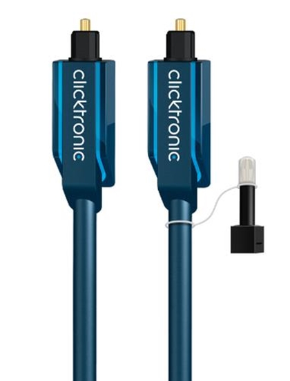 Picture of ClickTronic 0.5m Toslink Opto-Set audio cable Blue