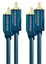 Picture of ClickTronic 2m Stereo Audio audio cable 2 x RCA Blue