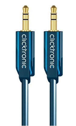 Picture of ClickTronic 70482 audio cable 10 m 3.5mm Blue