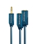 Picture of ClickTronic 70491 audio cable 0.1 m 3.5mm Blue