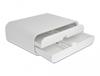 Picture of Delock Monitor Stand with two Drawers white