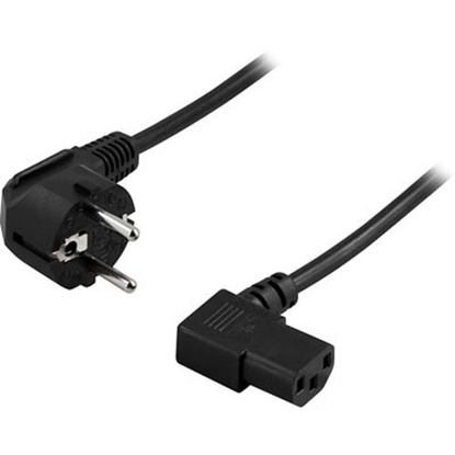 Attēls no Deltaco DEL-111B power cable Black 5 m C13 coupler