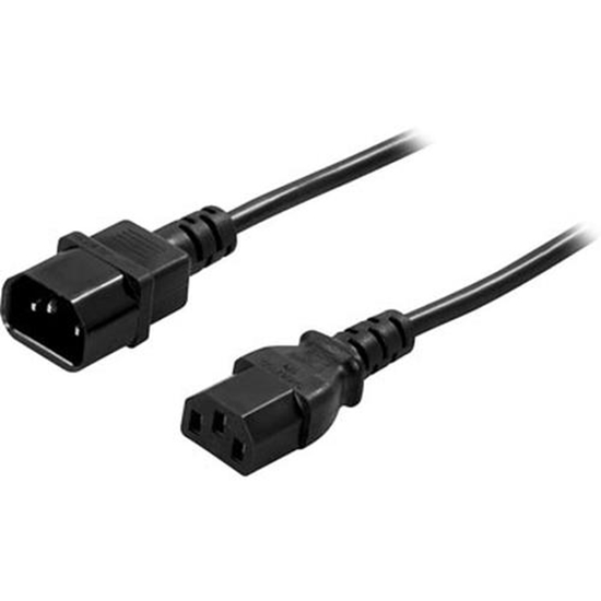 Picture of Deltaco DEL-113A power cable Black 3 m C14 coupler