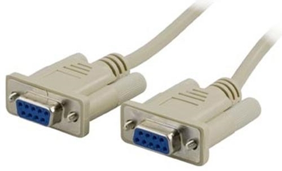 Picture of Deltaco DEL-25B serial cable Beige 5 m