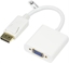 Attēls no Deltaco DP-VGA8 video cable adapter 0.2 m DisplayPort VGA (D-Sub) White