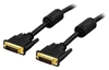 Picture of Deltaco DVI-600B DVI cable 3 m DVI-D Black