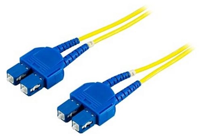 Attēls no Deltaco FB-51S fibre optic cable 1 m SC Yellow