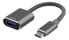Picture of Adapteris DELTACO USB-C, UAB-A, 11cm, pilkas / USBC-1277