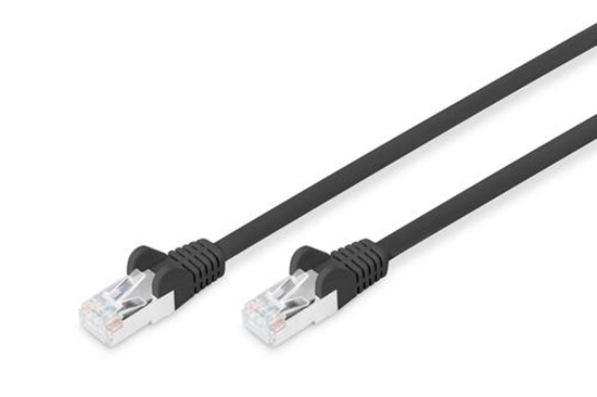 Изображение Digitus Patchkabel, CAT6, RJ45 St/St, 10.0m, S-FTP, AWG 27/7, LSZH, sw