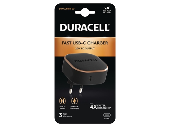 Picture of Duracell DRACUSB18-EU mobile device charger Black