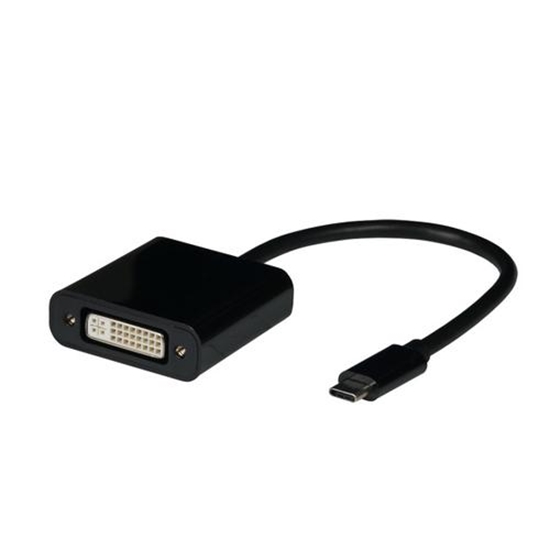 Picture of EFB Elektronik EBUSBC-DVI video cable adapter 0.15 m USB Type-C Black