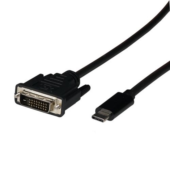 Изображение EFB Elektronik EBUSBC-DVIK.2 video cable adapter 2 m USB Type-C DVI-D Black