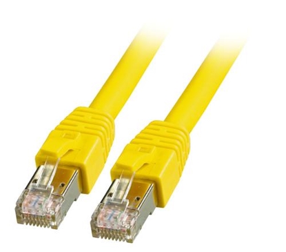 Изображение EFB Elektronik K5528GE.1 networking cable Yellow 1 m Cat8.1 S/FTP (S-STP)