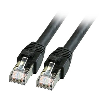 Attēls no EFB Elektronik K5528SW.10 networking cable Black 10 m Cat8.1 S/FTP (S-STP)