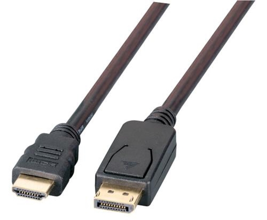 Изображение EFB Elektronik K5561SW.2V2 video cable adapter 2 m DisplayPort HDMI Black