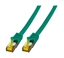 Изображение EFB Elektronik MK7001.15G networking cable Green 15 m Cat6a S/FTP (S-STP)