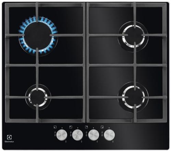 Изображение Electrolux EGG6426SK Black Built-in 59 cm Gas 4 zone(s)