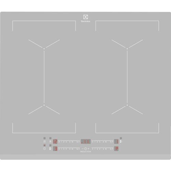 Picture of Electrolux EIV64440BS Silver Built-in 60 cm Zone induction hob 4 zone(s)