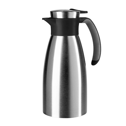Изображение EMSA Soft Grip vacuum flask 1 L Black, Stainless steel