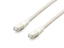 Attēls no Equip Cat.6A Platinum S/FTP Patch Cable, White, 0.5m , 10pcs/set