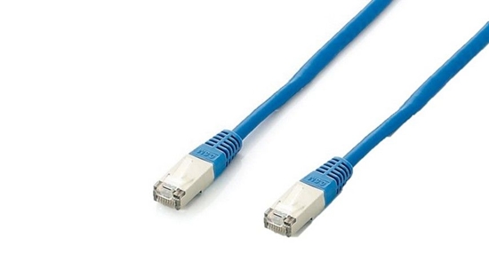 Picture of Equip Cat.6A Platinum S/FTP Patch Cable, 0.5m, Blue