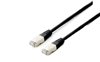 Изображение Equip Cat.6A Platinum S/FTP Patch Cable, 10m, Black