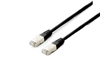 Picture of Equip Cat.6A Platinum S/FTP Patch Cable, 20m, Black