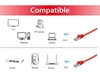 Picture of Equip Cat.6A U/FTP Flat Patch Cable, 10.0m, Red