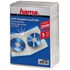 Picture of Hama Double DVD Jewel Case, 5, transparent 2 discs