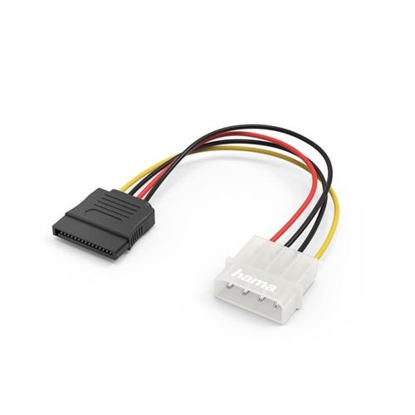 Изображение Hama Molex - SATA, 0.15m, Wielokolorowy (002003530000)