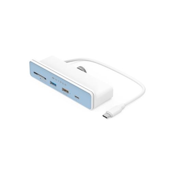 Изображение HYPER HD34A8 interface hub USB 3.2 Gen 1 (3.1 Gen 1) Type-C 10 Mbit/s White