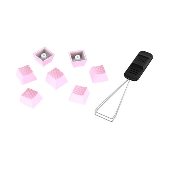 Picture of HyperX Rubber Keycaps - Gaming Accessory Kit - Pink (US Layout) Keyboard cap